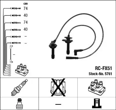 Subaru Forester Sf S Turbo Buji Kablo Set
