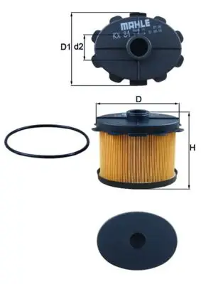 Mazot Filtresi Partner P206 P306 Berlingo Jumpy Xsara Scudo Dw8 / Dw8b (01 08) Corolla 00 02 1,9D 98