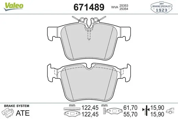 Fren Balatası Arka C-Class W205 14-S205 14-C205 15-A205 16 -