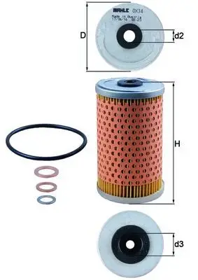 Yağ Filtresi W123 80-85 S123 80-85 C123 80-85 W460 82-92