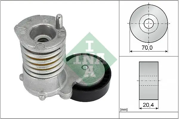 V-Kayış Gergi Kütüğü Volvo S40 / V50 / C70 2.0-2.4 D