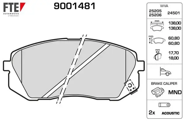 Ön Fren Balatası Hyundai Tucson 2015- Ix35 10- Sonata 2014- I40 11- Kona 1.6 T-GDI 2016- Kia So