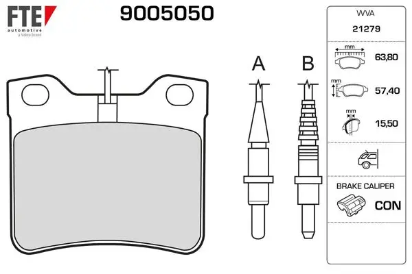 Fren Balatası Arka V-Class 638 / 2 97-03 Vito 638 97-03 , P406 P605 P607 95-08