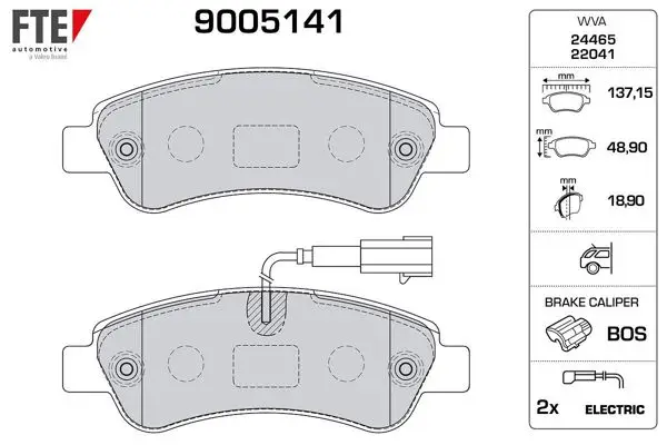 Arka Fren Balatası Boxer III Jumper III Ducato III 12-Fişli