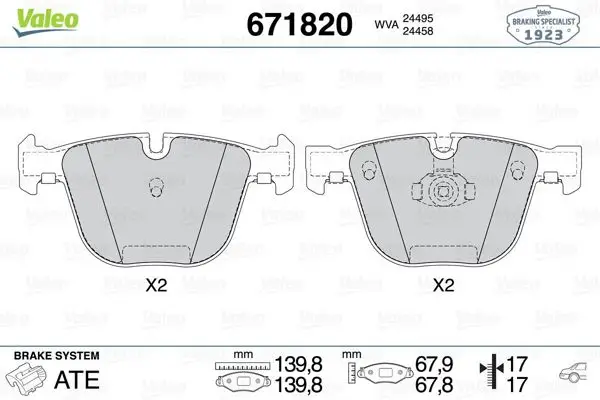 Fren Balata Arka 10-X5 (E70-F15-F85) X6 (E71-E72-F16-F86)