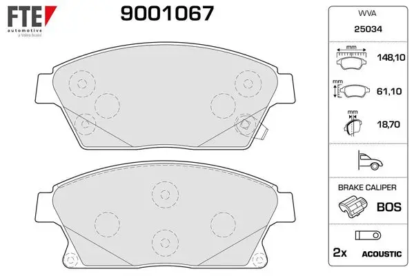 Disk Fren Balatası (On) Opel Astra J