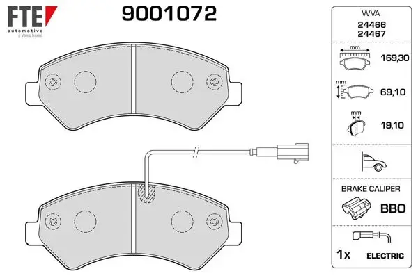 Ön Fren Balatası Ducato III Boxer III Jumper III 2.2Hdı 3.0 HDI 16Q / 20Q 06-Karsan Jest 14 -