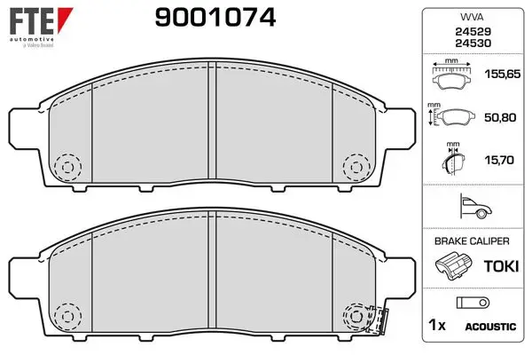 Ön Fren Balatası Mitsubishi L200 2.5 D 4X4 2006-2012 Pajero 2008- L200 2.4 2015- Fiat Fullback 15-