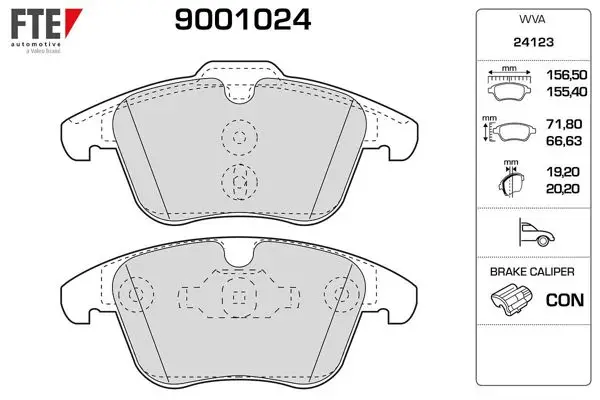 Ön Fren Balatası Mondeo IV 1.6Tı / 2.0Tdcı / 1.8 TDCI / 2.5 07 /-S Max Galaxy 1.6Tdcı / 1.6 Tı / 2.2Tdcı