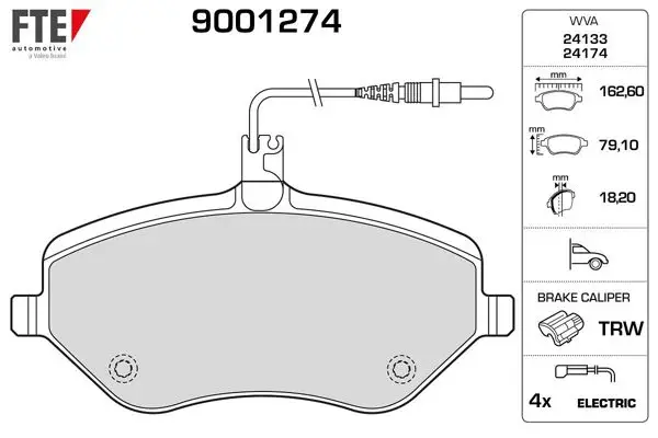Ön Fren Balatası P407 C6 2,2Hdı 2,2 16V 3,0 2,7