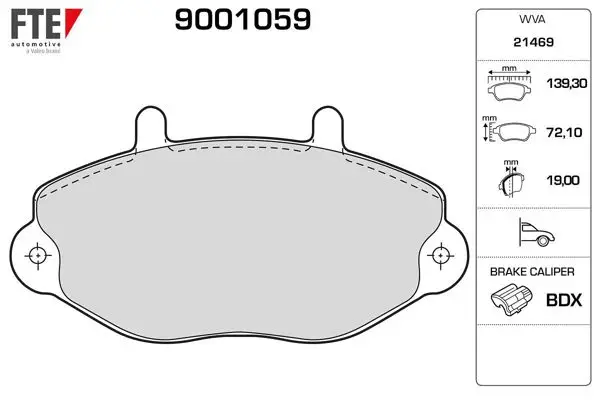 Ön Fren Balatası Transit T15 93-00