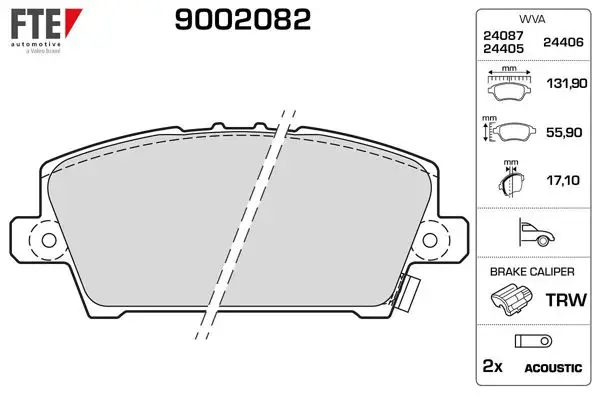 Ön Fren Balatası Honda Civic Hatcback 2006- Civic Sedan 2012-