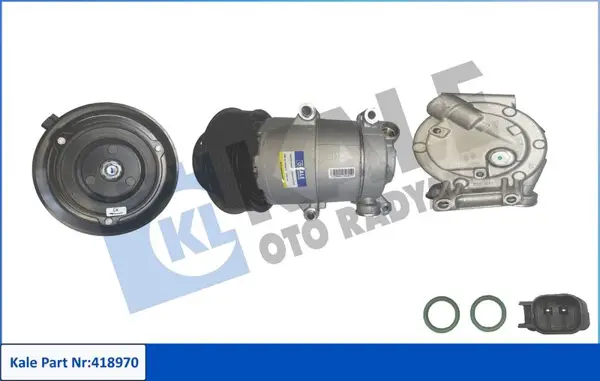 Klima Kompresörü Ford C-Max Focus C-Max Focus II 1.4 1.6 1.6Tı 1.8 4 12 Kuga I 2.54×4 08 12-Volvo C30 06 12 S40 II 06 10 V50 04 12 1.6 1.8 2.0 5Pk-V Kayış Kasnağı 110mm