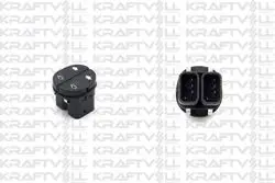 Cam Açma Kumanda Anahtarı Ön Sol Connect 02 /  Fiesta (01 08) Fusion 04 /  Ford Ka / Street (96 08)