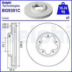 Fren Diski (Tekli Paket)-Boyalı, Delikli