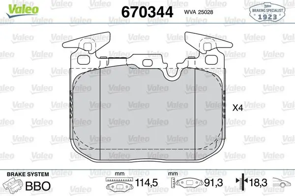 Fren Balata Ön 13-1-Seri (F21) 2-Seri (F22-F23) 3-Seri (F30-F31-F35-F80)