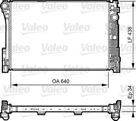 Radyatör 08-16 C-Seri (W204-S204)-E-Seri (W212-S212)