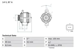 Alternatör 99-03 Mgn-Clo 1.4-1.6 Ac