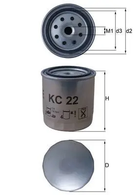 Yakıt Filtresi W123 M615 M616 Motorlar İçin 79-Ø:81mm U:96mm