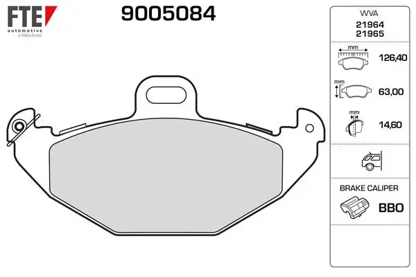 Arka Fren Balatası Laguna 95-01 2.0 16V 2.2 Dtı 3.0