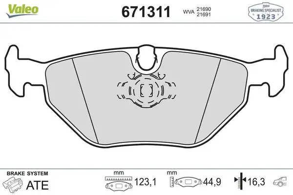 Fren Balata Arka 95-03 BMW 5.S-E39