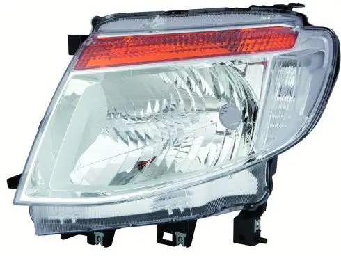 Ön Far Sol Motorlu Ledsiz Krom İşlemeli Ford: Ranger 12 -