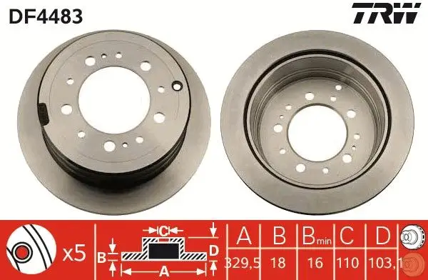 Disk Arka (Ad) 98 &Gt, Land Cruiser *O.Sıp**