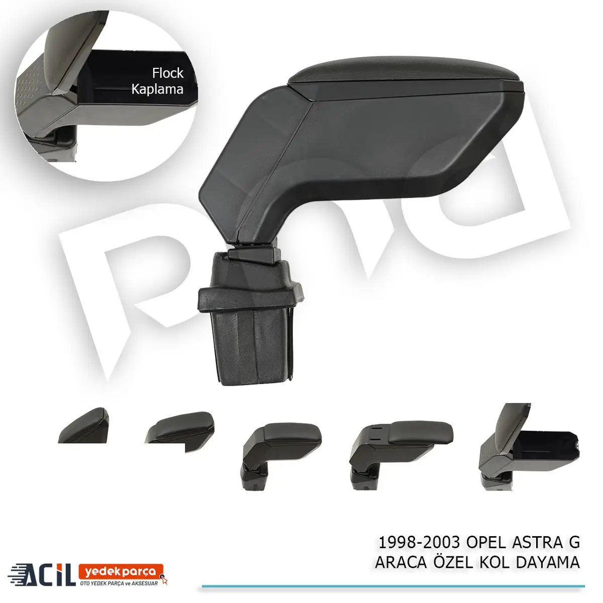 1998-2003 OPEL ASTRA G ARACA OZEL KOL DAYAMA SIYAH