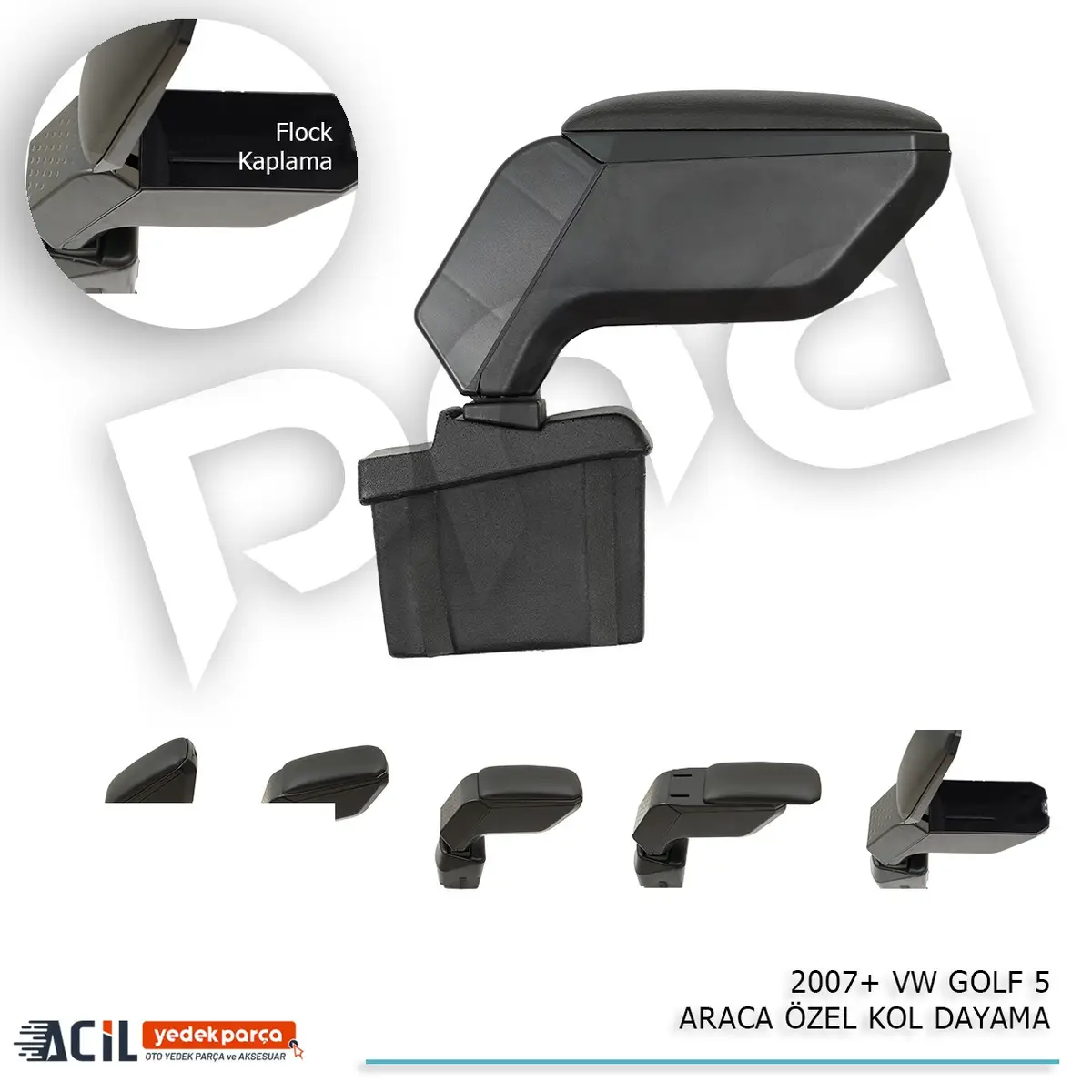 2004-2007 VW GOLF 5 ARACA OZEL KOL DAYAMA SIYAH