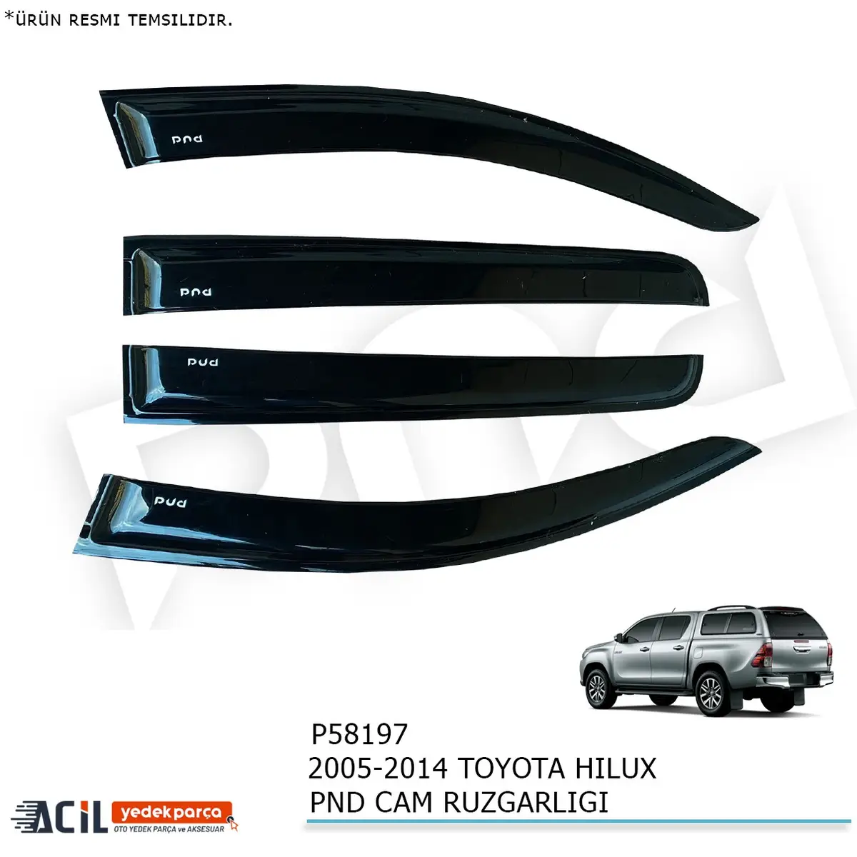 2005-2014 TOYOTA HILUX PND CAM RUZGARLIGI