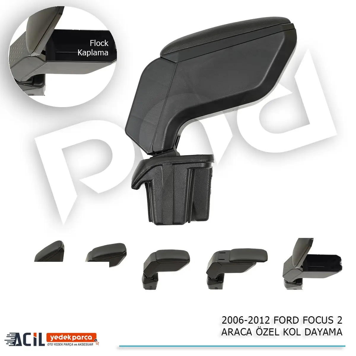 2006-2012 FORD FOCUS 2 ARACA OZEL KOL DAYAMA SIYAH