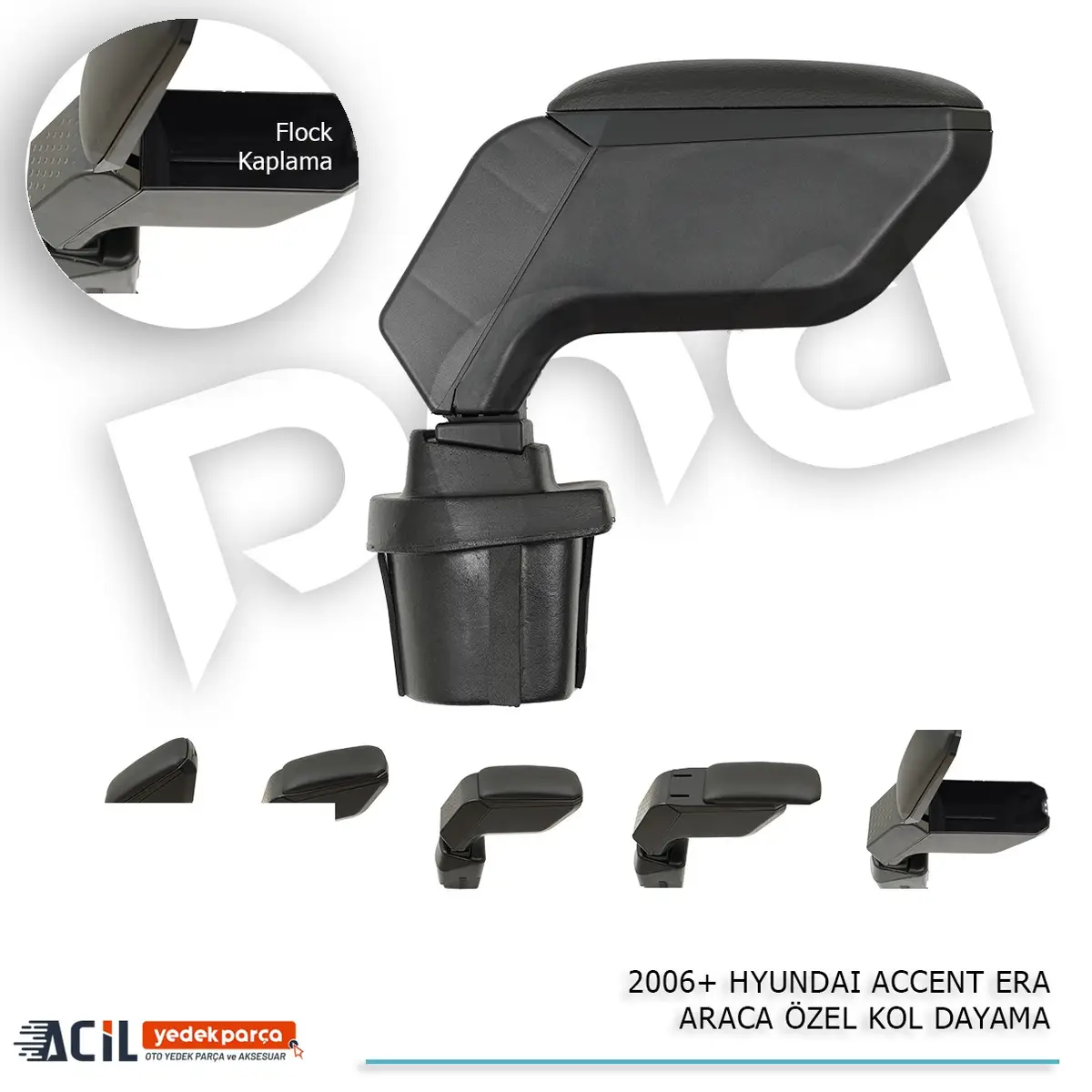 2006+ HYUNDAI ACCENT ERA ARACA OZEL KOL DAYAMA SIY