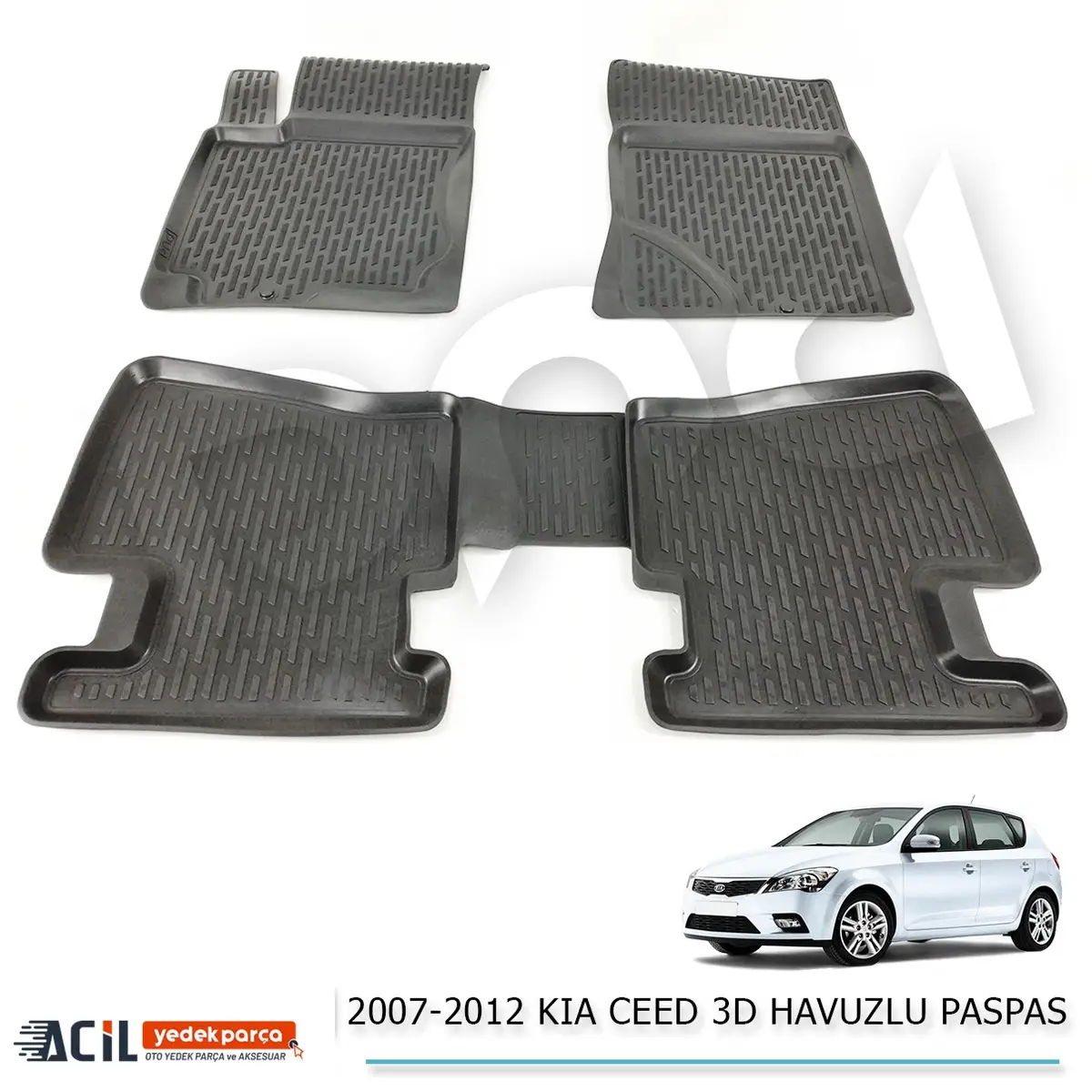 2007-2012 KIA CEED 3D HAVUZLU PASPAS