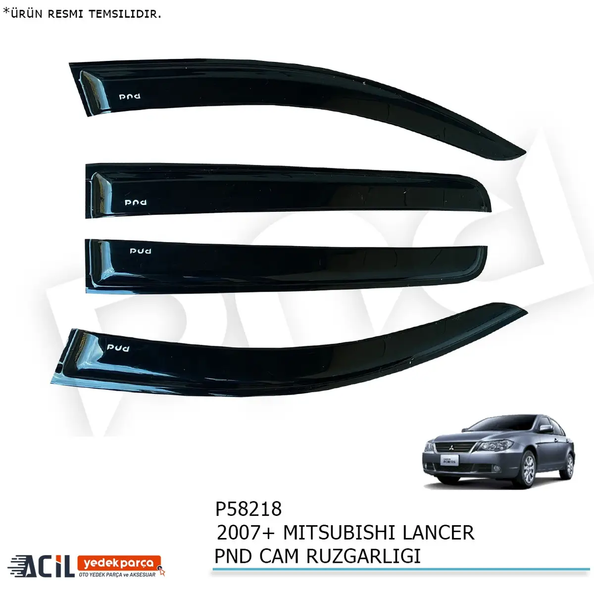2007+  MITSUBISHI LANCER  PND CAM RUZGARLIGI
