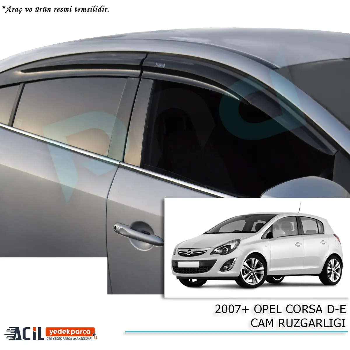 2007+ OPEL CORSA D-E CAM RUZGARLIGI