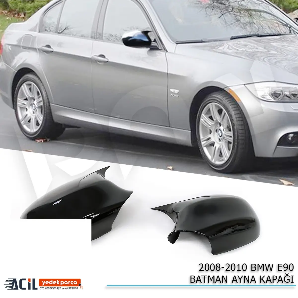 2008-2011 BMW E90 LCI BATMAN YARASA AYNA KAPAGI P.