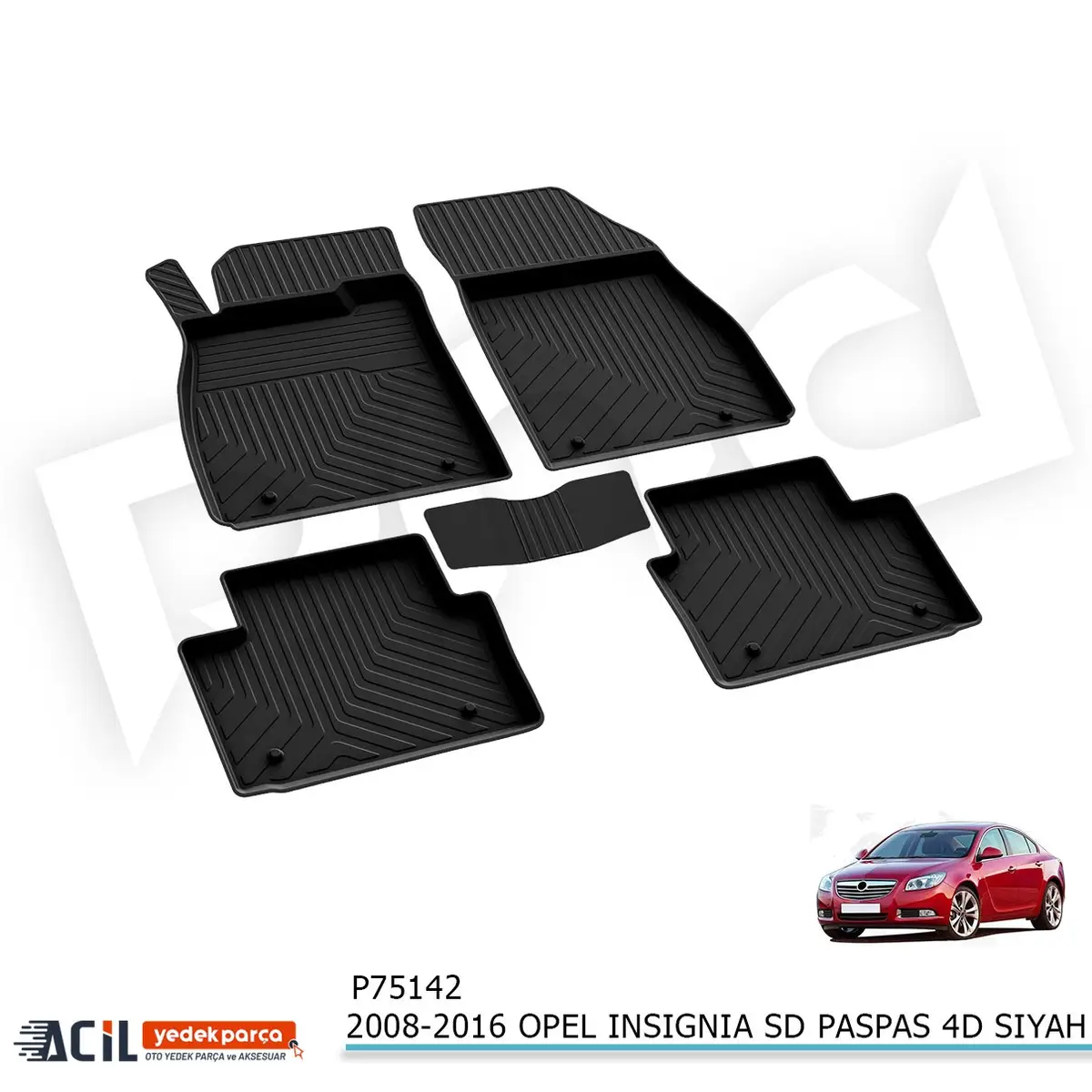2008-2016 OPEL INSIGNIA SD PASPAS 4D SIYAH