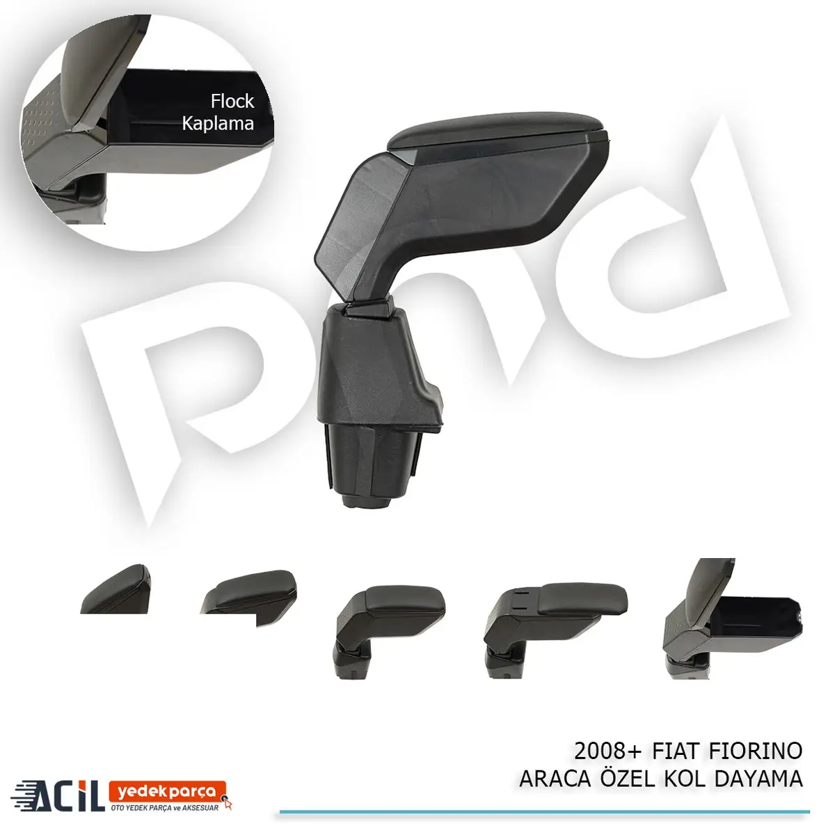 2008+ FIAT FIORINO ARACA OZEL KOL DAYAMA SIYAH
