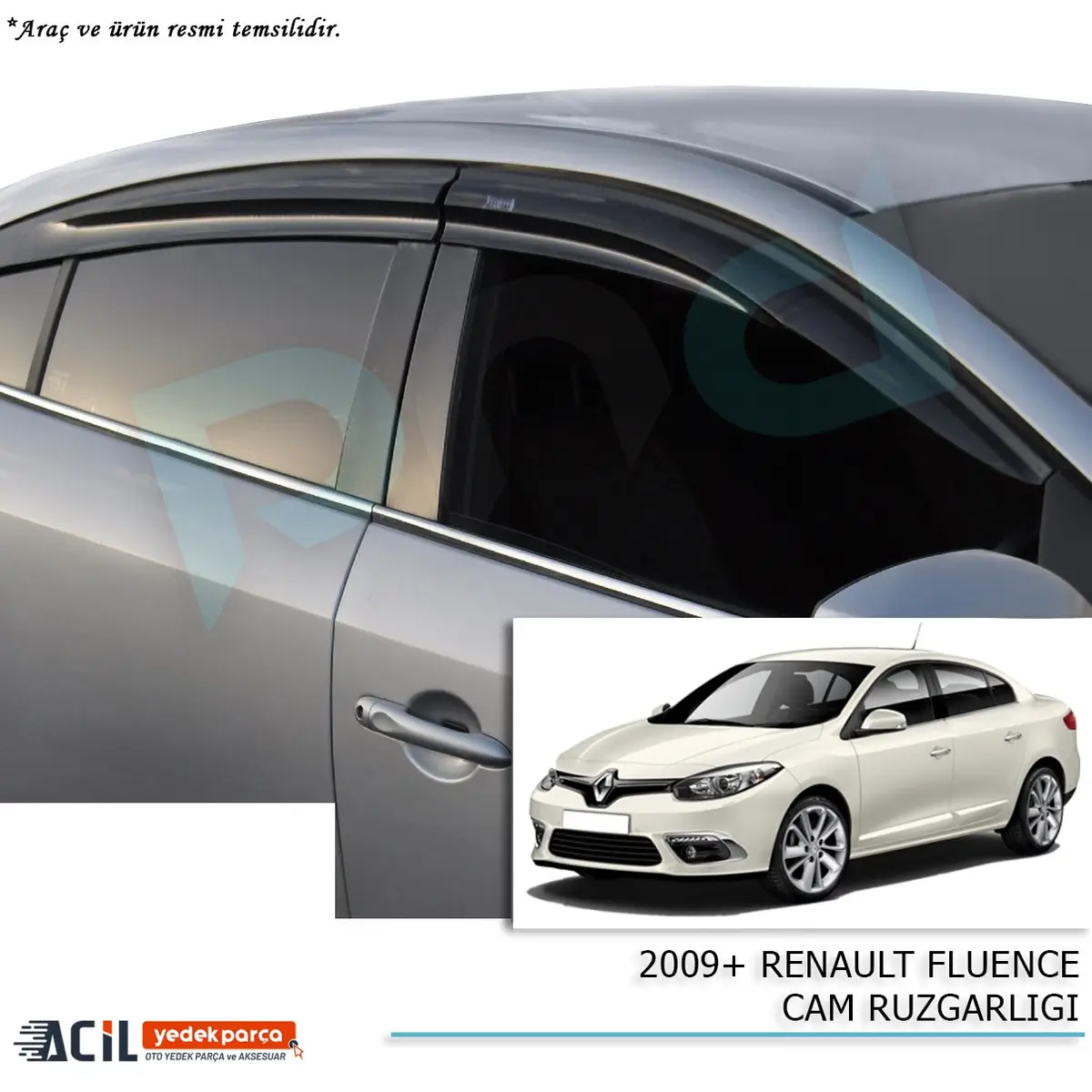 2009+ RENAULT FLUENCE CAM RUZGARLIGI