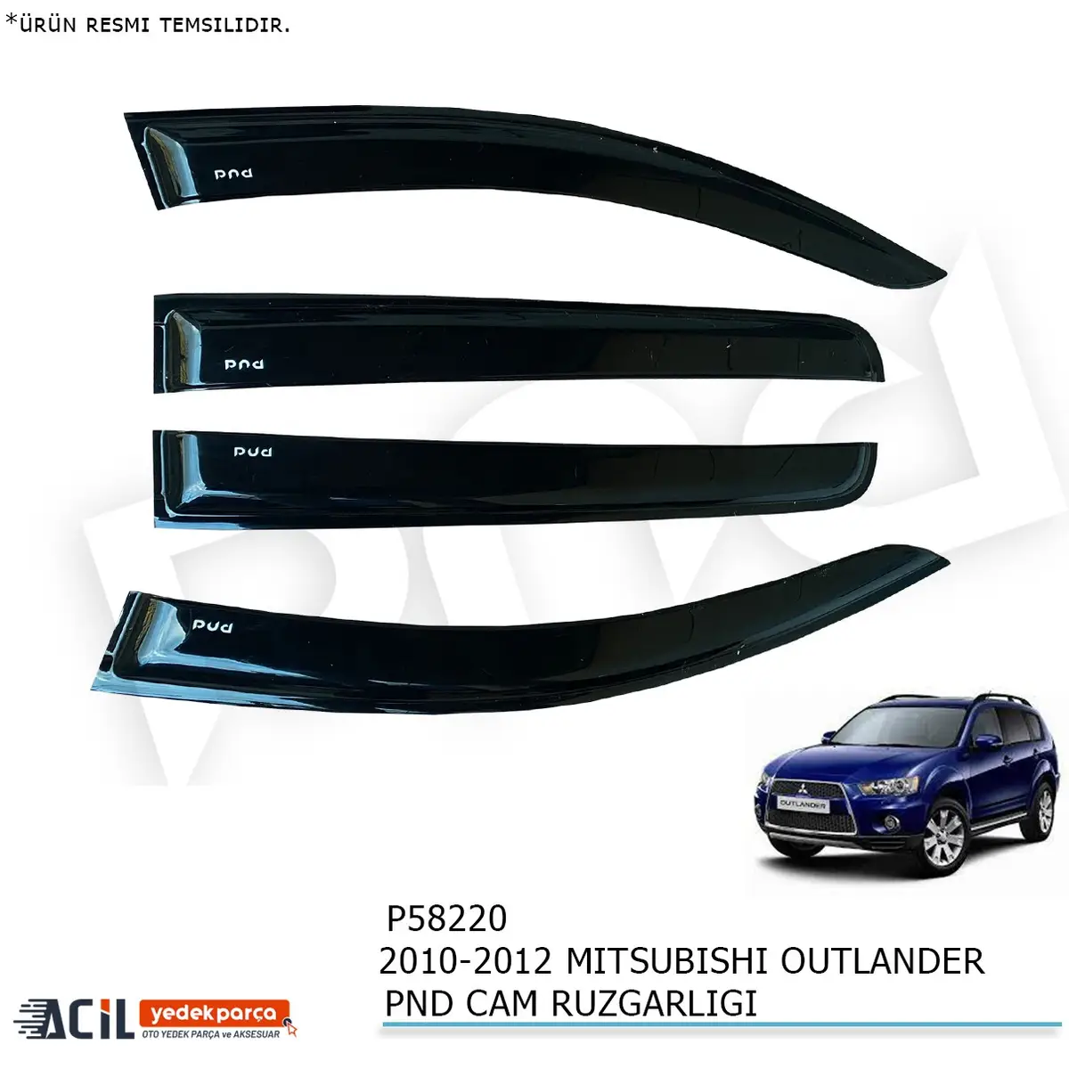 2010-2012 MITSUBISHI OUTLANDER PND CAM RUZGARLIGI