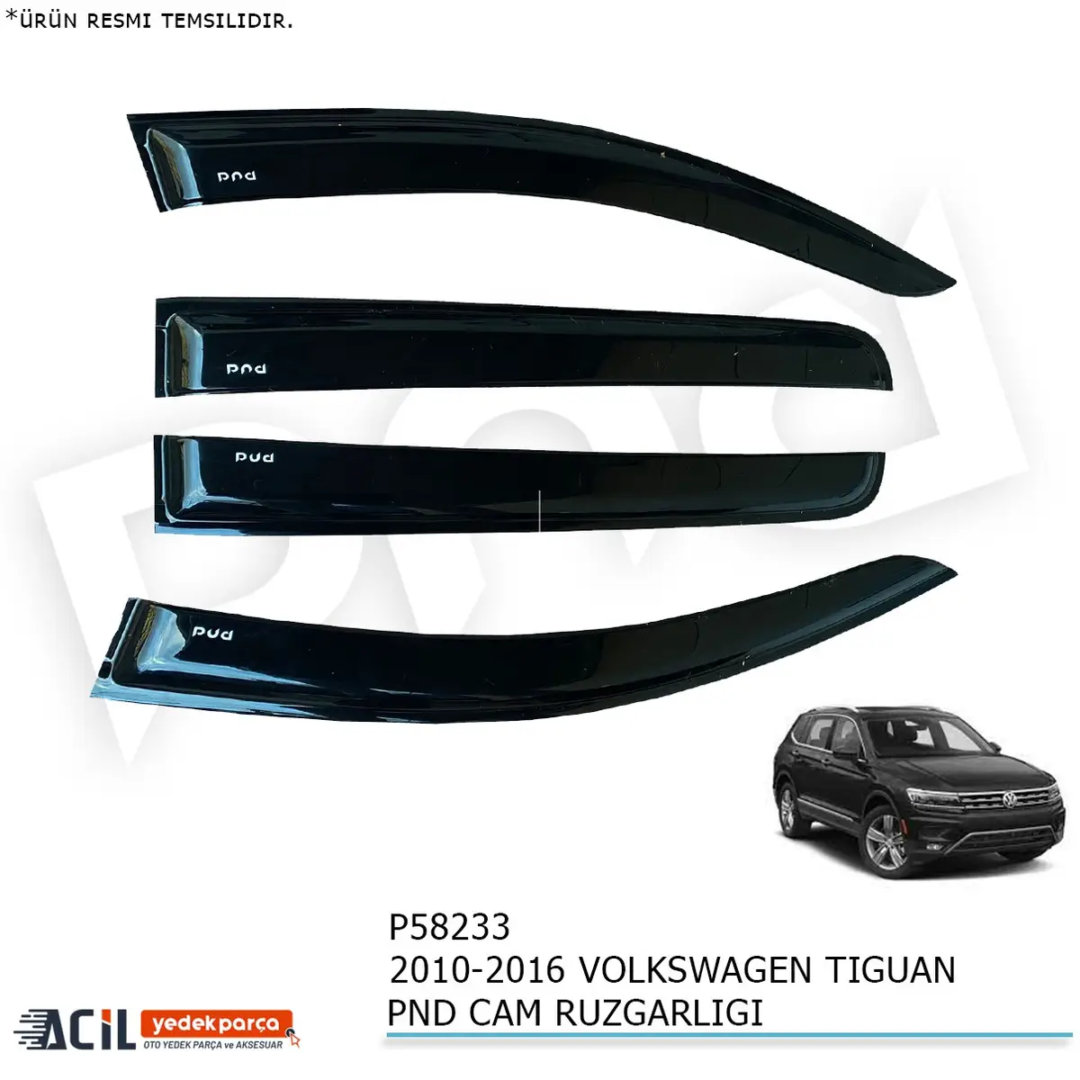 2010-2016 VOLKSWAGEN TIGUAN PND CAM RUZGARLIGI