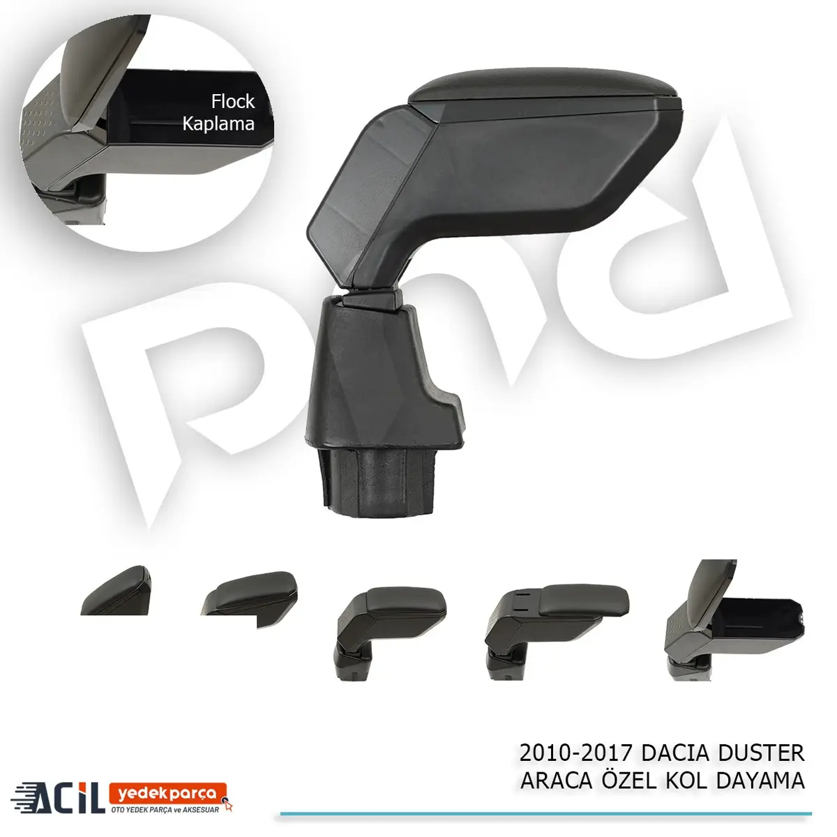 2010-2018 DACIA DUSTER ARACA OZEL KOL DAYAMA SIYAH