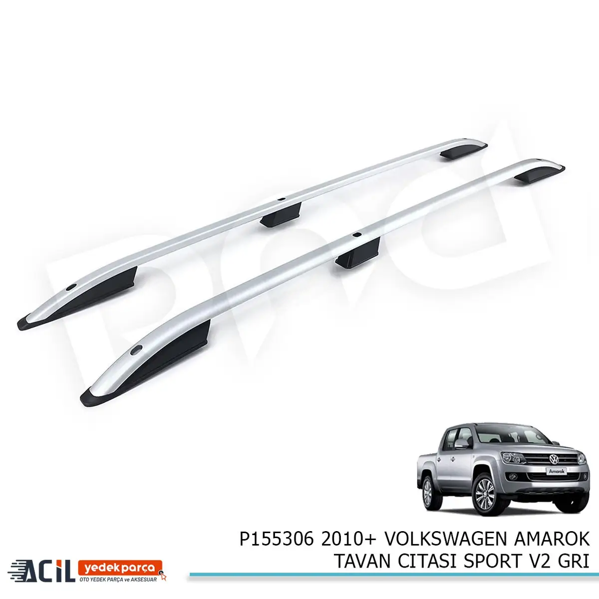 2010+ VOLKSWAGEN AMAROK TAVAN CITASI SPORT V2 GRI