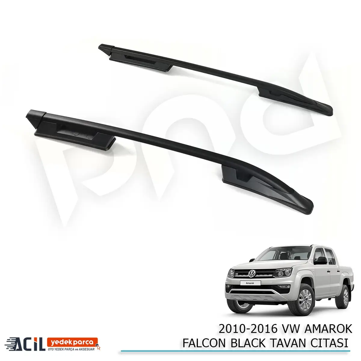 2010+ VW AMAROK TAVAN CITASI SIYAH FALCON