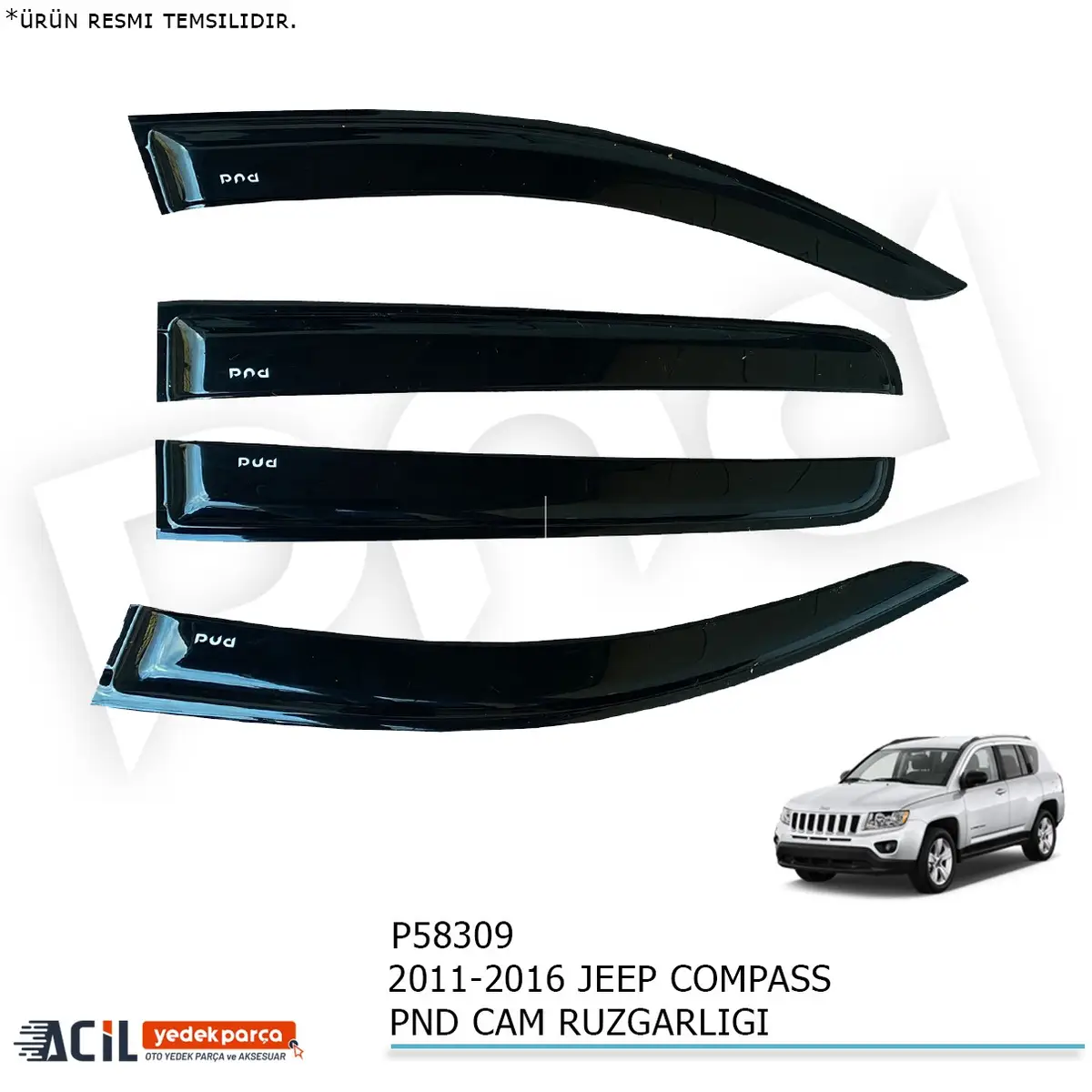 2011-2016 JEEP COMPASS PND CAM RUZGARLIGI