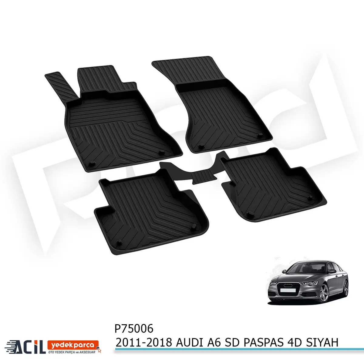 2011-2018 AUDI A6 SD PASPAS 4D SIYAH