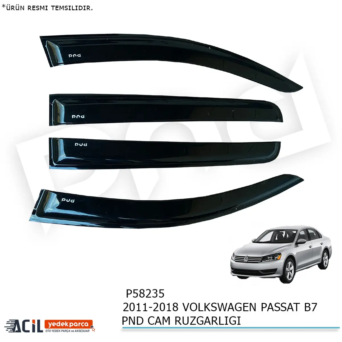 2011-2018 VOLKSWAGEN PASSAT B7 PND CAM RUZGARLIGI