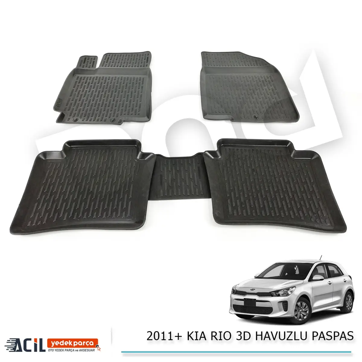 2011+ KIA RIO 3D HAVUZLU PASPAS