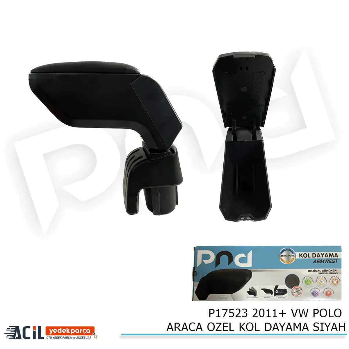 2011+ VW POLO ARACA OZEL KOL DAYAMA SIYAH
