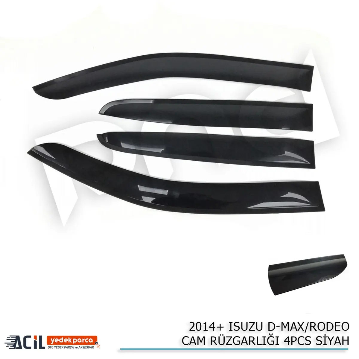 2012-2018 ISUZU D-MAX CAM RUZGARLIGI 4PCS